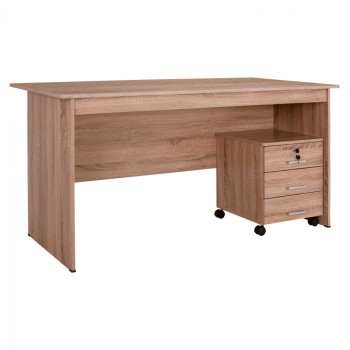 Office set 2pieces Office & Cabinet Sonama color FK10337.02