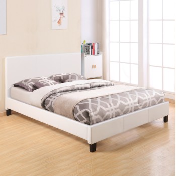 Bed Becca with White PU FK553.01 150x200 cm