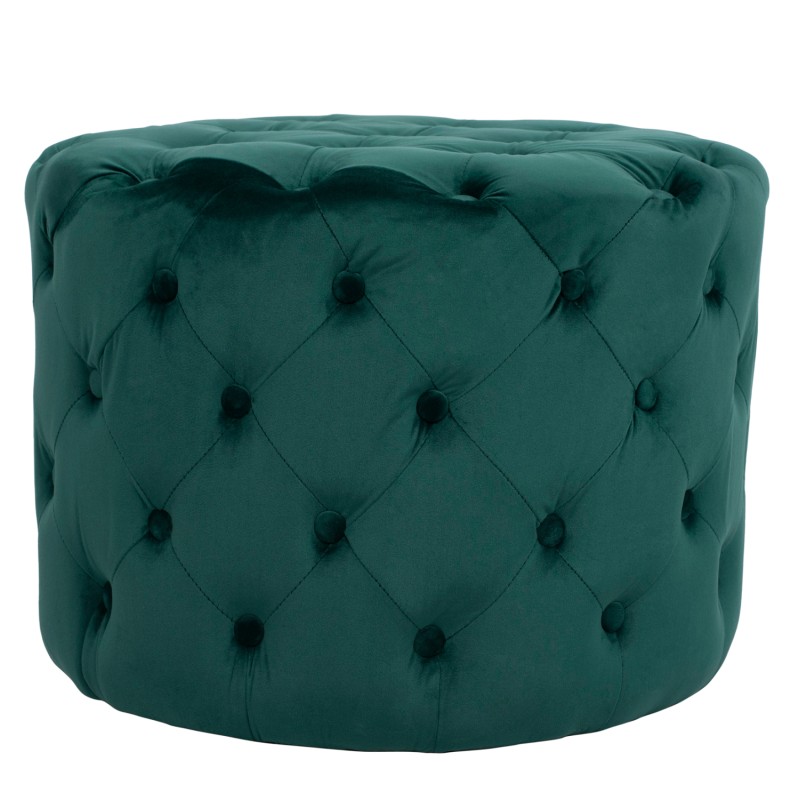Velvet stool Kassie FK8406.03 cypress green color Chesterfield type ''60x43cm Velvet stool Kassie FK8406.03 cypress green color Chesterfield type ''60x43cm