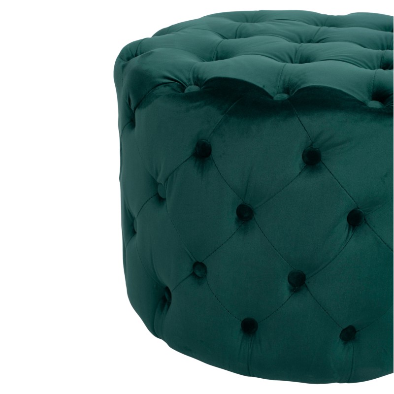 Velvet stool Kassie FK8406.03 cypress green color Chesterfield type ''60x43cm Velvet stool Kassie FK8406.03 cypress green color Chesterfield type ''60x43cm