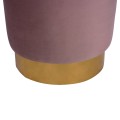 Velvet stool Levy FK8408.02 in rotten apple color with gold base ''35x43cm Velvet stool Levy FK8408.02 in rotten apple color with gold base ''35x43cm