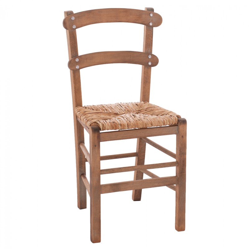 Traditional chair with straw Walnut FK10370.01 Traditional chair with straw Walnut FK10370.01
