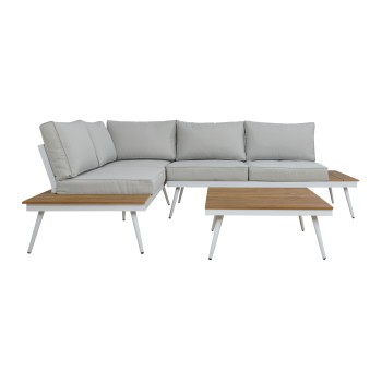 Corner Sofa Aluminum with Table for outdoor spaces FK5126.11