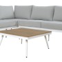 Corner Sofa Aluminum with Table for outdoor spaces FK5126.11