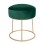 Stool Karlo FK8411.03 Cypress Green color Velvet with Gold Base ''36x38 h cm