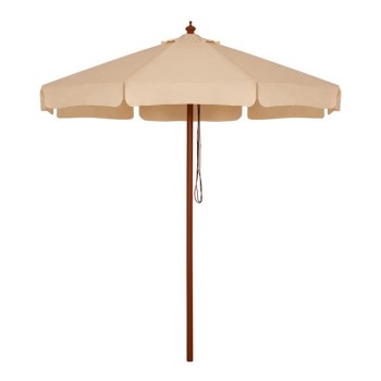 Professional Umbrella 2.30m with wooden frame FK6021 Beige