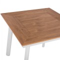 ALUMINUM DINING TABLE SQUARE TABER ΗΜ5563.01 WHITE WITH POLYWOOD TOP 80x80x73Hcm. ALUMINUM DINING TABLE SQUARE TABER ΗΜ5563.01 WHITE WITH POLYWOOD TOP 80x80x73Hcm.