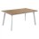 Aluminum Table with Polywood FK5132.11 White 160x92x72Η