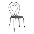 Chair Metallic Amore Black 42x48x90 cm. FK5007.11 Chair Metallic Amore Black 42x48x90 cm. FK5007.11