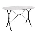 Table with base from cast iron FK440 with marble oval 120x59x72 Table with base from cast iron FK440 with marble oval 120x59x72