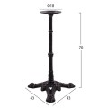 Base from cast iron FK441 in black color 43x43 Base from cast iron FK441 in black color 43x43