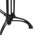 Base from cast iron two columns FK443 in black color 82X50X71H Base from cast iron two columns FK443 in black color 82X50X71H