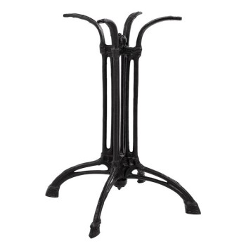 Base from cast iron FK444 with 4legs in black color 57X57X72