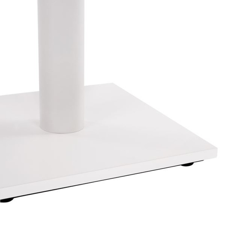 Base metallic White matte 40x40x72 with adjusters FK421.12