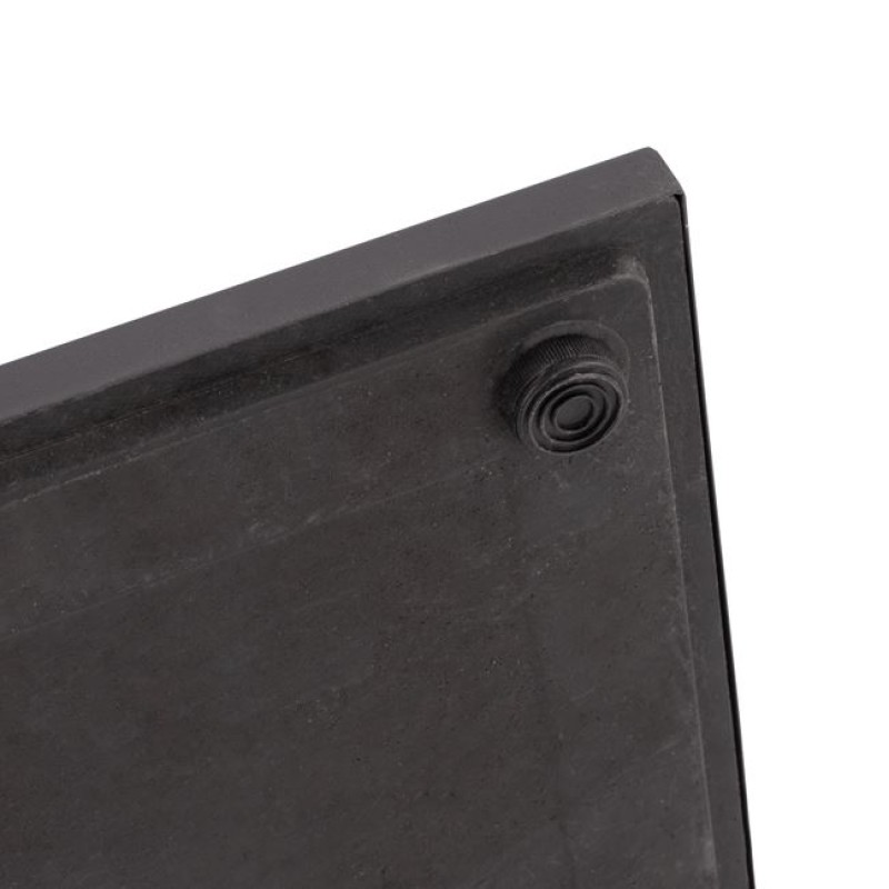 Base metallic Grey 40x40x72 with adjusters FK421.20