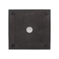 Base metallic Grey 40x40x72 with adjusters FK421.20