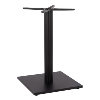 Base metallic Black matte 45x45x72 with adjuster FK438