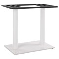 Base Metallic Double White Matte 80x40x72 with adjusters FK435.12
