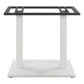 Base Metallic Double White Matte 80x40x72 with adjusters FK435.12