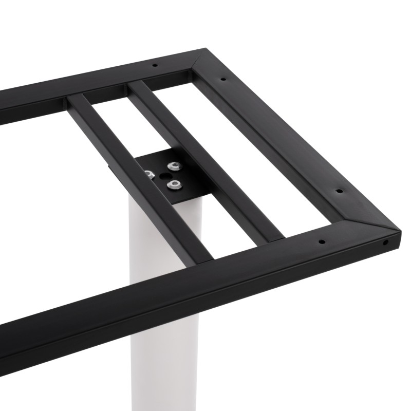Base Metallic Double White Matte 80x40x72 with adjusters FK435.12
