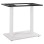 Base Metallic Double White Matte 80x40x72 with adjusters FK435.12