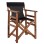 Director's chair Limnos Walnut with textline Black FK10368.05