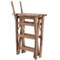 Director's frame Armchair Limnos Walnut impregnated Limnos FK5574.01 57x54x88,5Η cm Director's frame Armchair Limnos Walnut impregnated Limnos FK5574.01 57x54x88,5Η cm