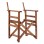 Director's frame Armchair Limnos Walnut impregnated Limnos FK5574.01 57x54x88,5Η cm