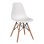 Chair with wooden legs and seat Twistn PP White FK8460.01 46x50x82 cm