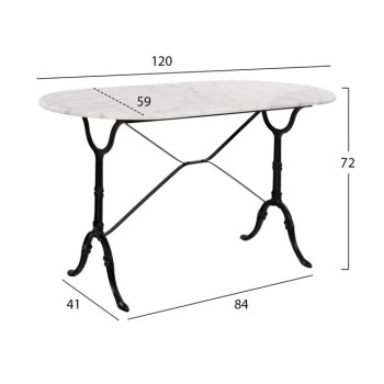 Set 5 pieces Outdoor Space FK10385 with marble table Set 5 pieces Outdoor Space FK10385 with marble table