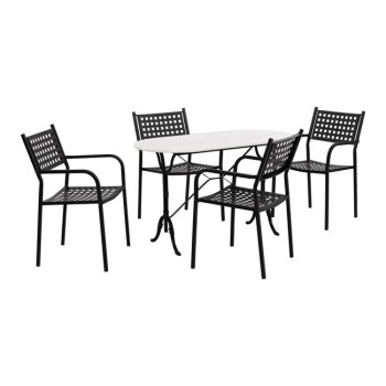 Set 5 pieces Outdoor Space FK10385 with marble table