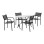 Set 5 pieces Outdoor Space FK10385 with marble table
