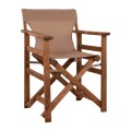 Director's chair Limnos Walnut with textline mocha FK10368.04 Director's chair Limnos Walnut with textline mocha FK10368.04