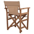 Director's chair Limnos Walnut with textline mocha FK10368.04 Director's chair Limnos Walnut with textline mocha FK10368.04