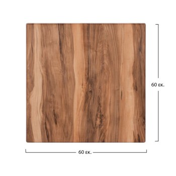 Table Desktop 525 Werzalit 60x60 Indian Sesami FK5229.10