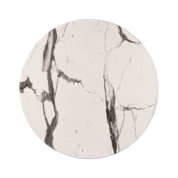Table Desktop Werzalit '60cm Marble White-Grey 5647 FK5227.11
