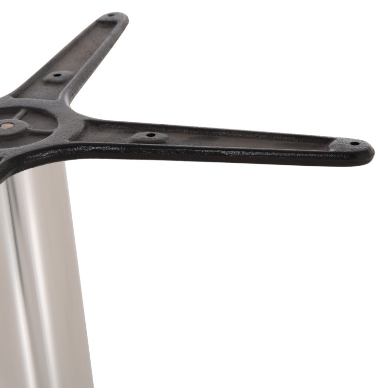 Aluminum Base 4legs 66x66x69cm with cross 45x45cm FK448.01 Chromed Aluminum Base 4legs 66x66x69cm with cross 45x45cm FK448.01 Chromed