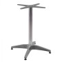 Aluminum Base 4legs 66x66x69cm with cross 45x45cm FK448.01 Chromed
