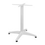 Aluminum Base 4legs 65x65x70cm with cross 48x48cm FK448.02 White