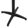 Aluminum Base 4legs 65x65x70cm with cross 48x48cm FK448.03 Black Aluminum Base 4legs 65x65x70cm with cross 48x48cm FK448.03 Black