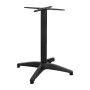 Aluminum Base 4legs 65x65x70cm with cross 48x48cm FK448.03 Black