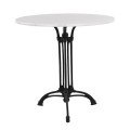 Table with 3 legs Base from cast iron with Marble '70x74cm Table with 3 legs Base from cast iron with Marble '70x74cm