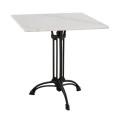 Table with 3 legs from cast iron FK5611 with marble 70x70 Table with 3 legs from cast iron FK5611 with marble 70x70