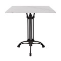Table with 3 legs from cast iron FK5611 with marble 70x70 Table with 3 legs from cast iron FK5611 with marble 70x70