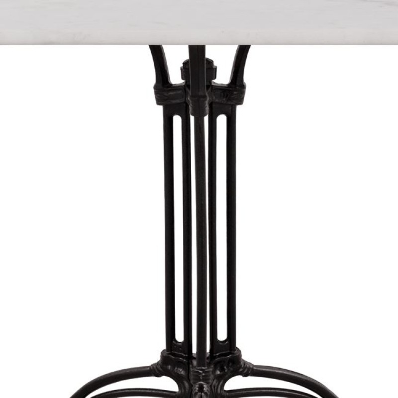 Table with 3 legs from cast iron FK5611 with marble 70x70 Table with 3 legs from cast iron FK5611 with marble 70x70