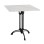 Table with 3 legs from cast iron FK5611 with marble 70x70