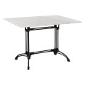 Table with 2 legs Base from cast iron FK5612 with marble 110x70 Table with 2 legs Base from cast iron FK5612 with marble 110x70