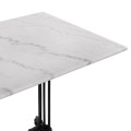 Table with 2 legs Base from cast iron FK5612 with marble 110x70 Table with 2 legs Base from cast iron FK5612 with marble 110x70