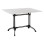 Table with 2 legs Base from cast iron FK5612 with marble 110x70