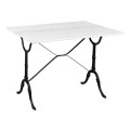 Table with Base from cast iron FK464 with marble 100x60x72 Table with Base from cast iron FK464 with marble 100x60x72